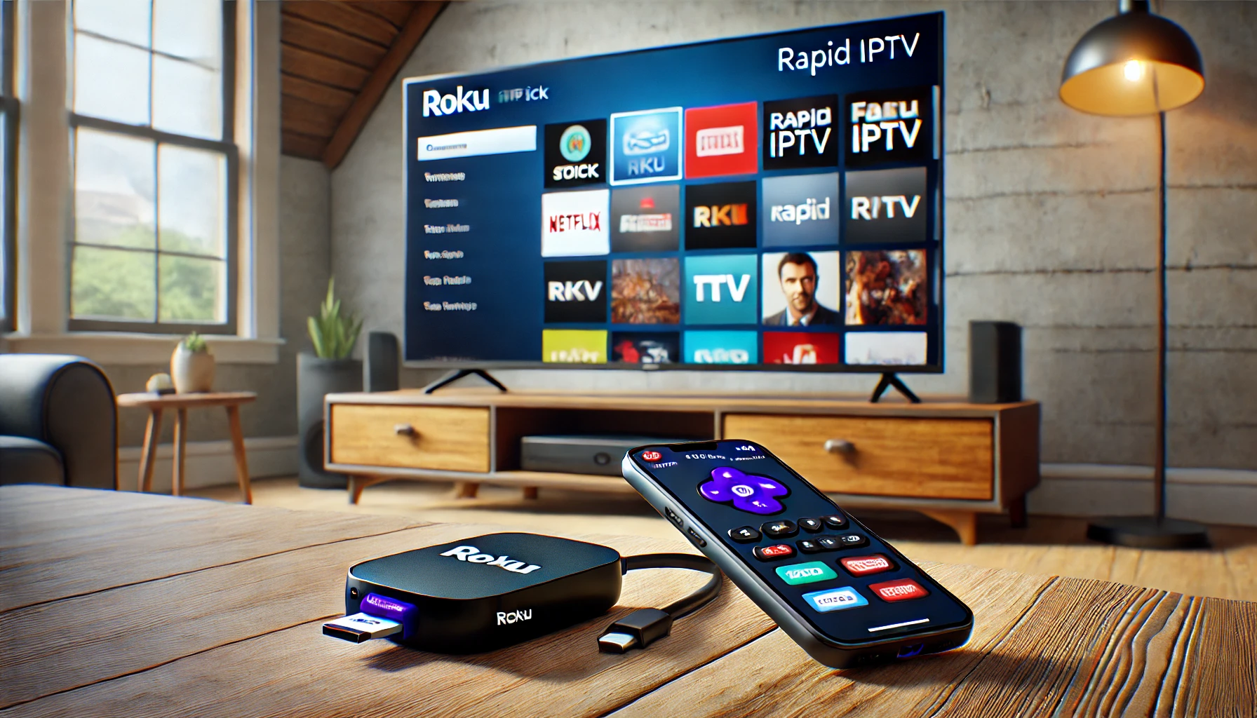 How to Install Rapid IPTV on Roku ?